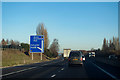 Approaching junction 4 M18 northbound