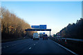 M18 approaching junction 2