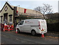 Reroofing in progress, Essex Road, Church Stretton