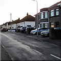 Houses on the south side of Church Road, Rhoose