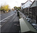 Dark green cabinets, Rhoose Road, Rhoose