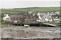 NX1336 : Boat shed and slipway, Drummore Harbour by Richard Sutcliffe