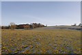 NN7820 : A frosty field, Muirend by Richard Webb