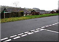 Houses on the north side of Cambrian Close, Brecon