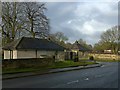 Lodges and gateway to Monk Fryston Lodge