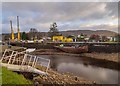NH3709 : Dewatered Caledonian Canal Basin by valenta