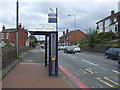 Bus stop and shelter on Dudley Road East, Oldbury