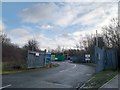 Entrance to the recycling centre at Goldthorpe