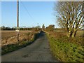 The lane to Fryston Grange