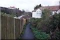 Path leading to Military Road, Rye