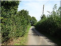 Unnamed lane towards Croughton