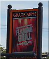 Sign for the Grace Arms, Ellesmere Port