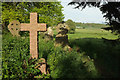 ST3928 : St Andrew's churchyard, Aller by Derek Harper