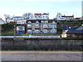 Filey Coastguard Rescue Station and houses on The Beach Road