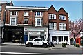 Shrewsbury, Castle Street: The Little Gourmet, Antique Barometer & Clock Shop, Mirror/Mirror