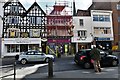 Shrewsbury, Castle Street: Turtle Doves, Polka Dot, Bella Napoli and Barclays Bank