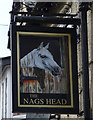 Sign for the Nags Head, Willaston