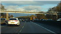 Footbridge Over M62 Near Irlam