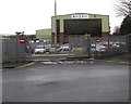 Exit from the DPD depot into Roebuck Lane, Smethwick