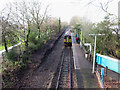 Track work underway at Birchgrove station