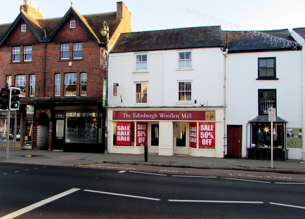 Edinburgh Woollen Mill Monnow Street Jaggery Geograph Britain