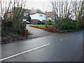 Shared entrance to Somersham Cottage and The Willows, The Street