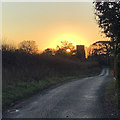 TM2844 : Waldringfield: the sun rising on Christmas morning by John Sutton
