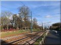 Tram lines at Inham Nook