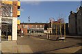 Pedestrian plaza near St Paul