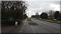 Cycle path alongside the A6