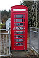 K6 telephone box on the B724, Clarencefield