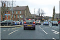 Towards the bridge over the River Wansbeck, Morpeth