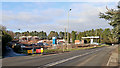 Stourbridge Road east of Wombourne in Staffordshire