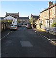 West along Orchard Street, Abergavenny