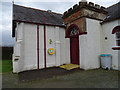 Castellated porch to Mansfield Hall, Rigg