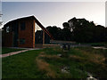 SK6267 : Sherwood Forest Visitor Centre at dusk by Phil Champion