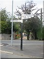 Fingerpost on Old Ruthin Road, Denbigh