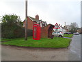 K6 telephone box on East Street, Holme on the Wolds