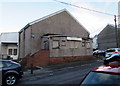 Derelict former Crynant Miners Welfare Club