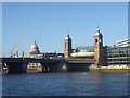 TQ3280 : Looking across the Thames from Southwark by Marathon