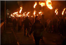 NC8300 : New Year's Day 2020 Torch Parade, Golspie, Sutherland by Andrew Tryon