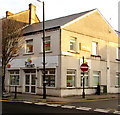 Tai Tarian office on a town centre corner, Neath