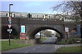 Surrey Canal Road, rail overbridge