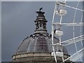 ST1876 : Big wheel and dome of Cardiff City Hall by Philip Halling
