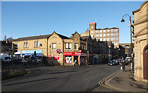 SE1116 : Junction of Scar Lane and Market Street, Milnsbridge by habiloid