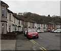 Houses alongside a bend in Goodrich Crescent, Crindau, Newport