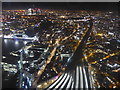 TQ3379 : View from The Shard at night by Marathon