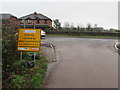 Lydney Cycleway Improvements sign, Watery Lane, Lydney