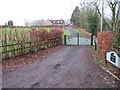 Entrance to Hillditch House and Cottage, Hartlebury