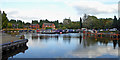 Canal marina in Etruria, Stoke-on-Trent